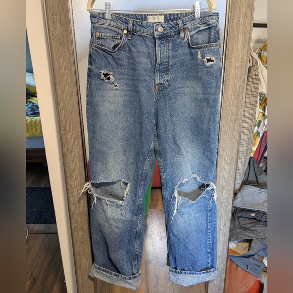 We The Free Denim - We The Free Denim High Rise Baggy Straight 31